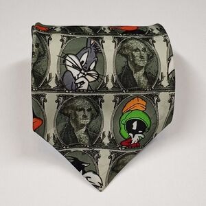Vintage Looney Tunes Money Tie
